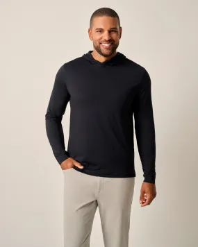 Johnnie-O Talon Hooded Long Sleeve T-Shirt - Black*