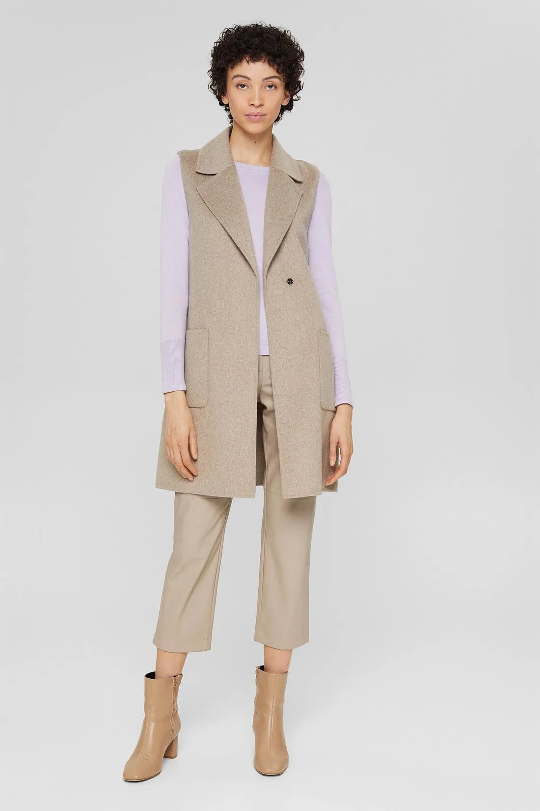 Lilac Low Hem Jumper