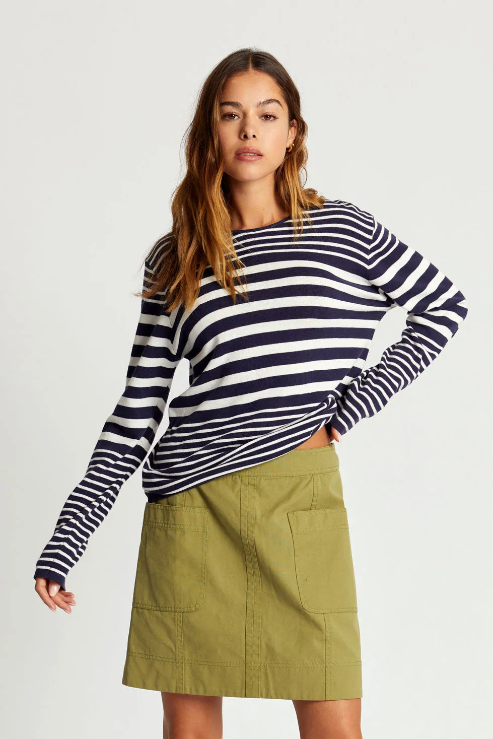 Maria Jumper Organic Cotton Dark Navy