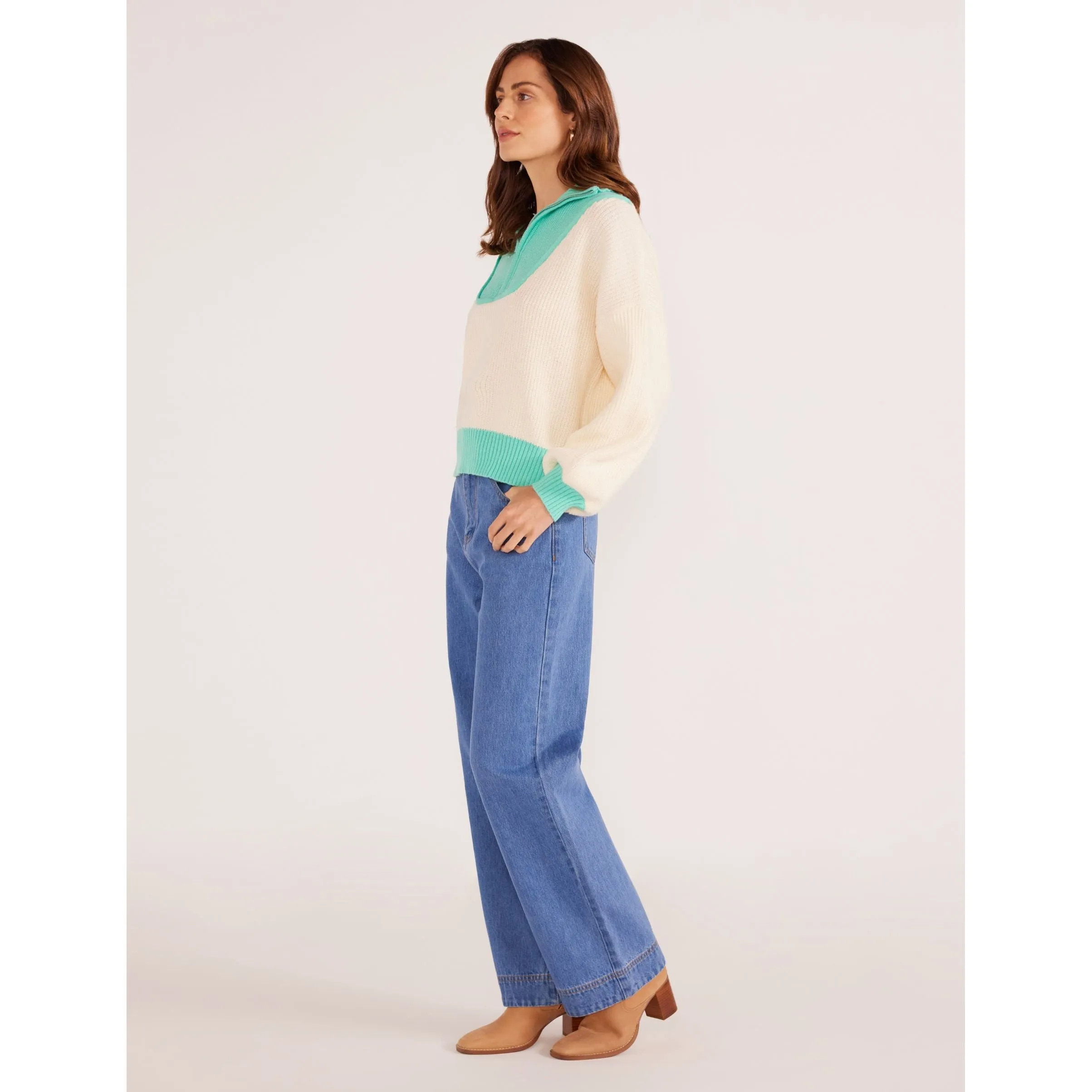 MKP Mia 1/4 Zip Knit Jumper