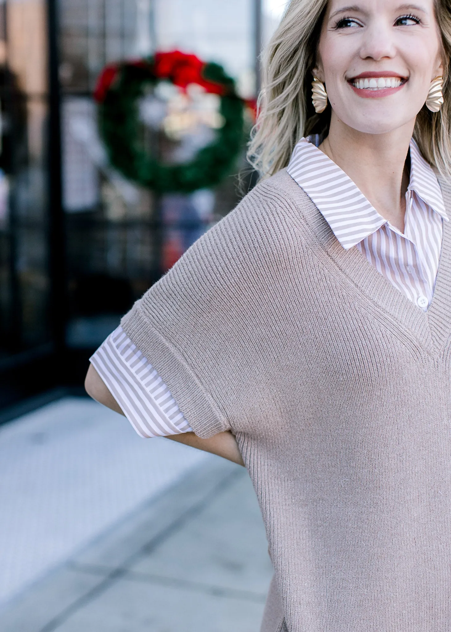Mocha layers dress B