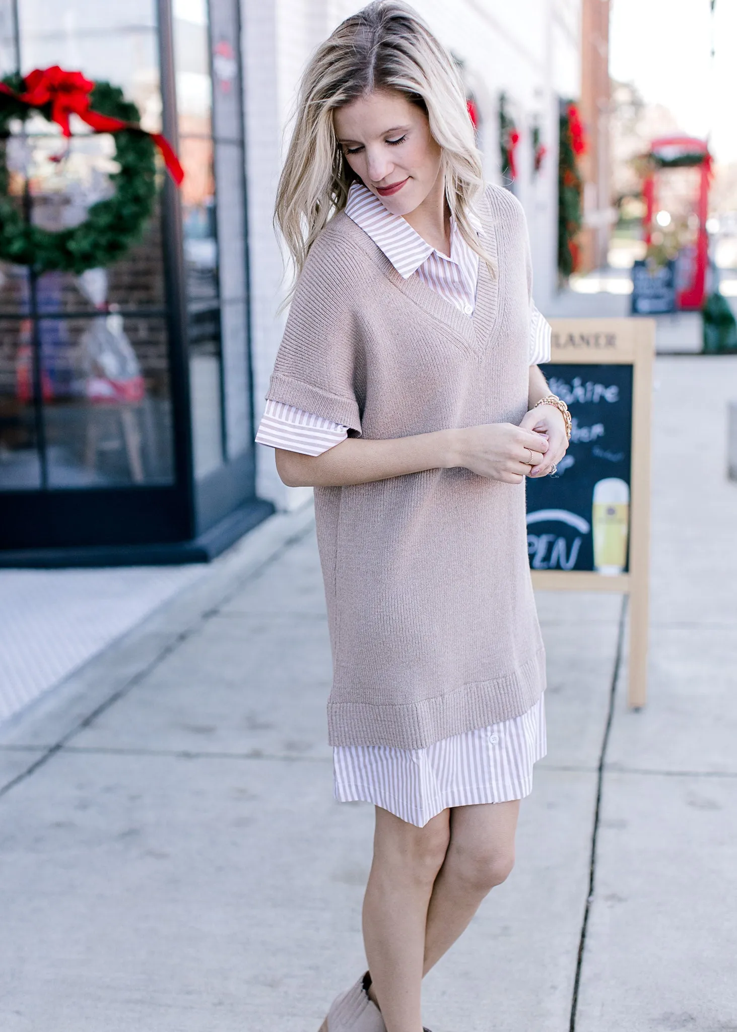 Mocha layers dress B