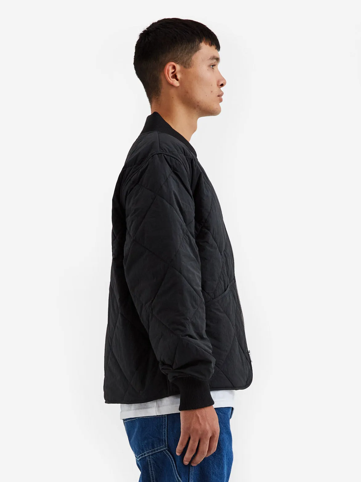 Stussy Dice Quilted Liner Jacket - Black