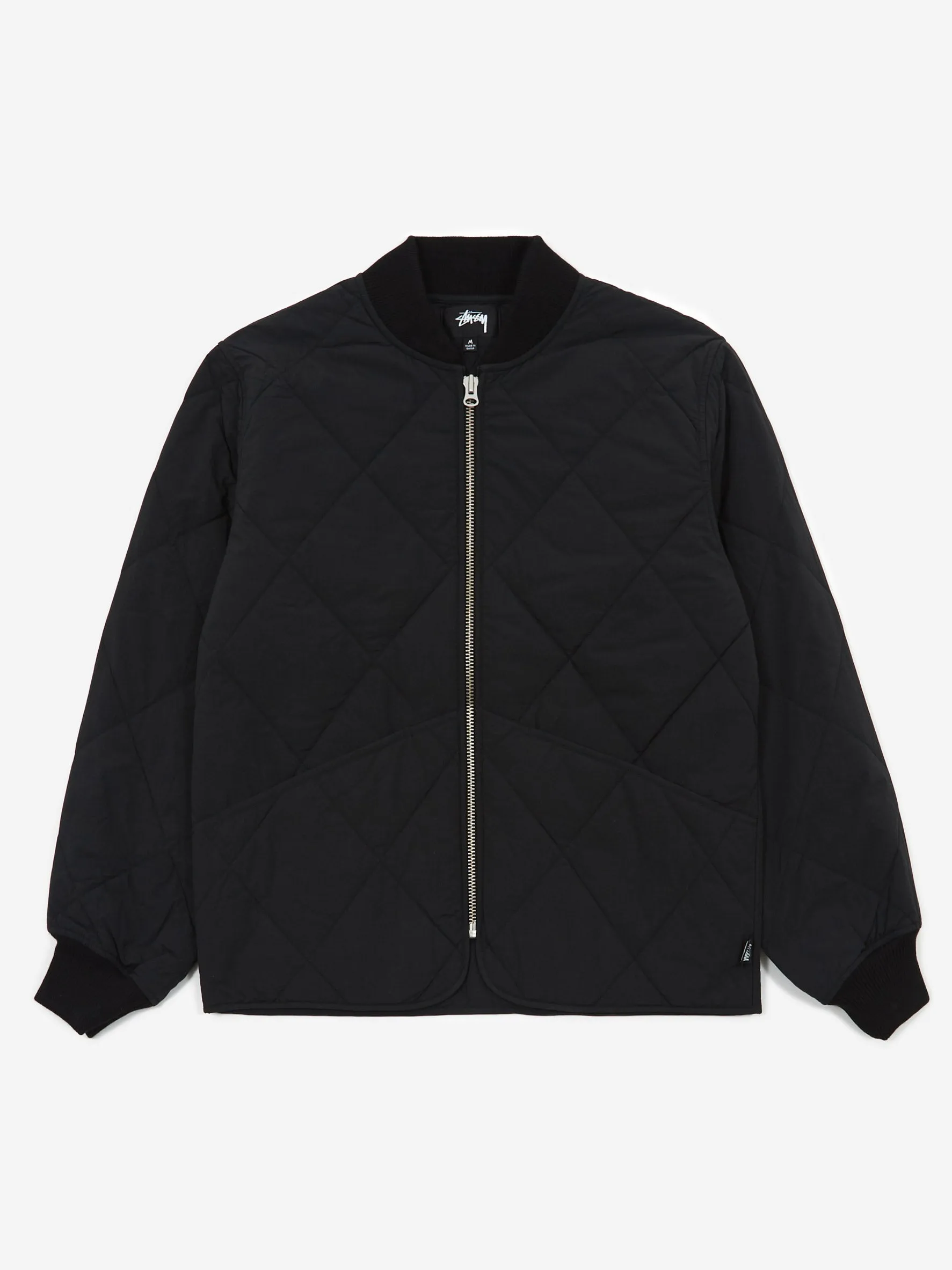 Stussy Dice Quilted Liner Jacket - Black