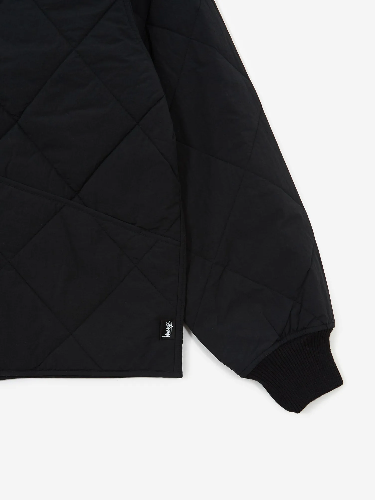 Stussy Dice Quilted Liner Jacket - Black