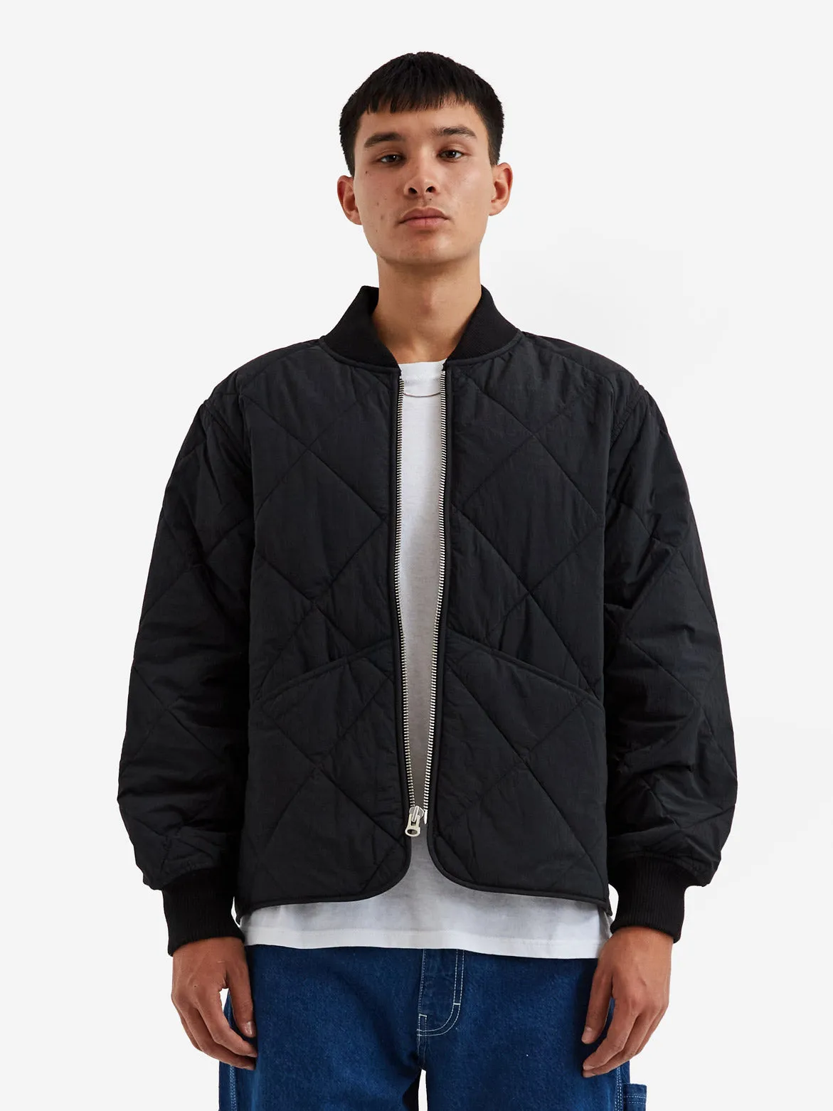 Stussy Dice Quilted Liner Jacket - Black