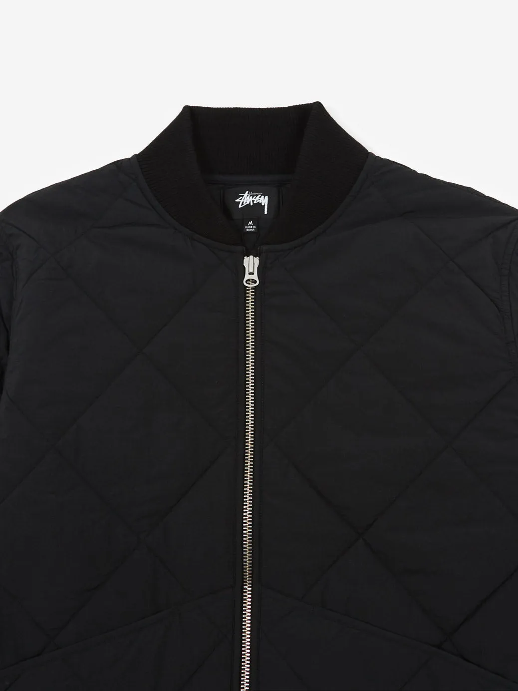 Stussy Dice Quilted Liner Jacket - Black