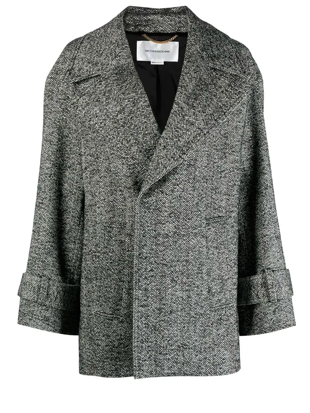 Virgin-wool blend peacoat