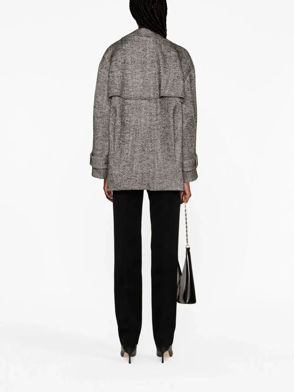 Virgin-wool blend peacoat