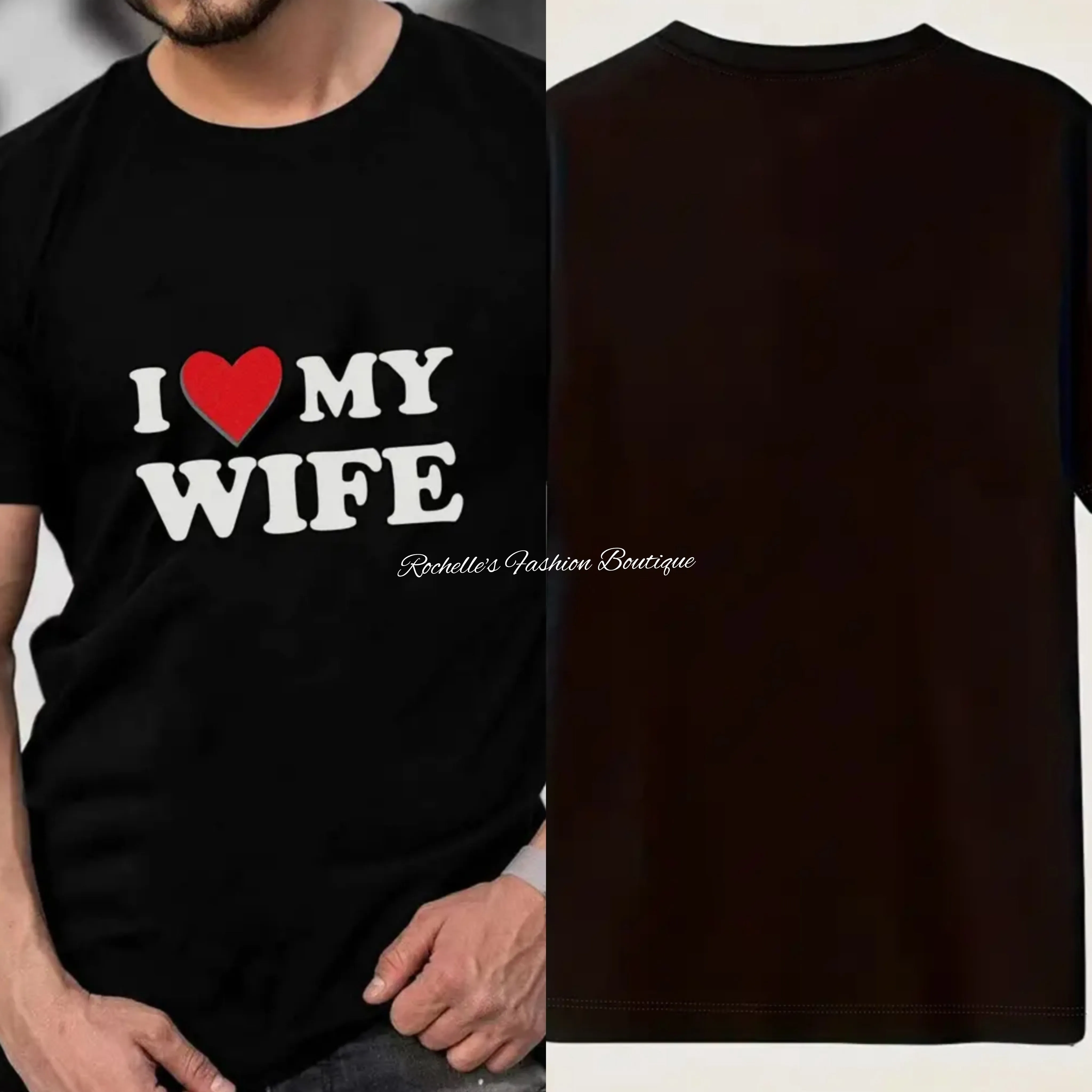 White I Love My Wife T-Shirt
